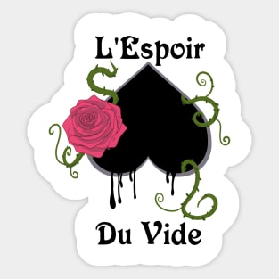 L'Espoir Du Vide Sticker